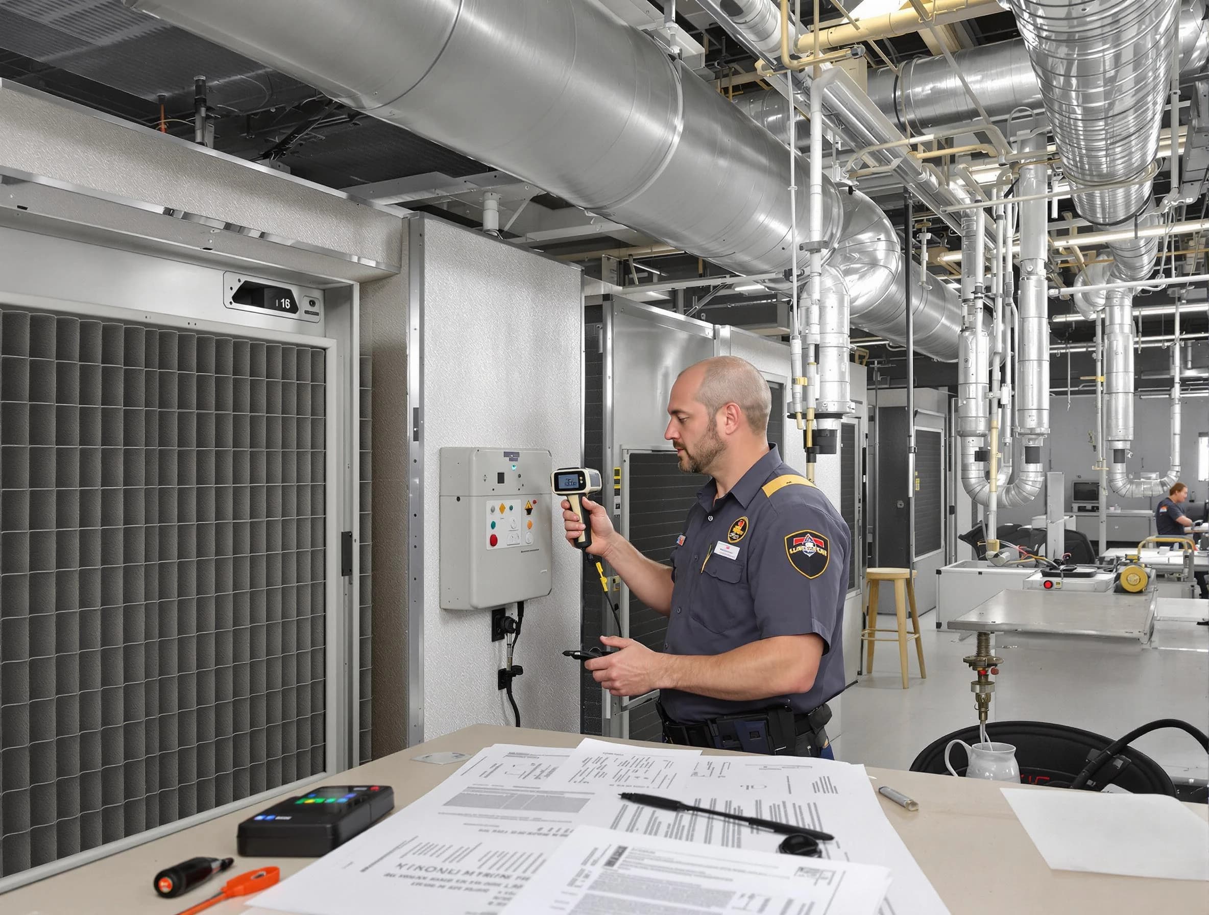 Professional filter system inspection by Haverhill Air Duct Cleaning in Haverhill