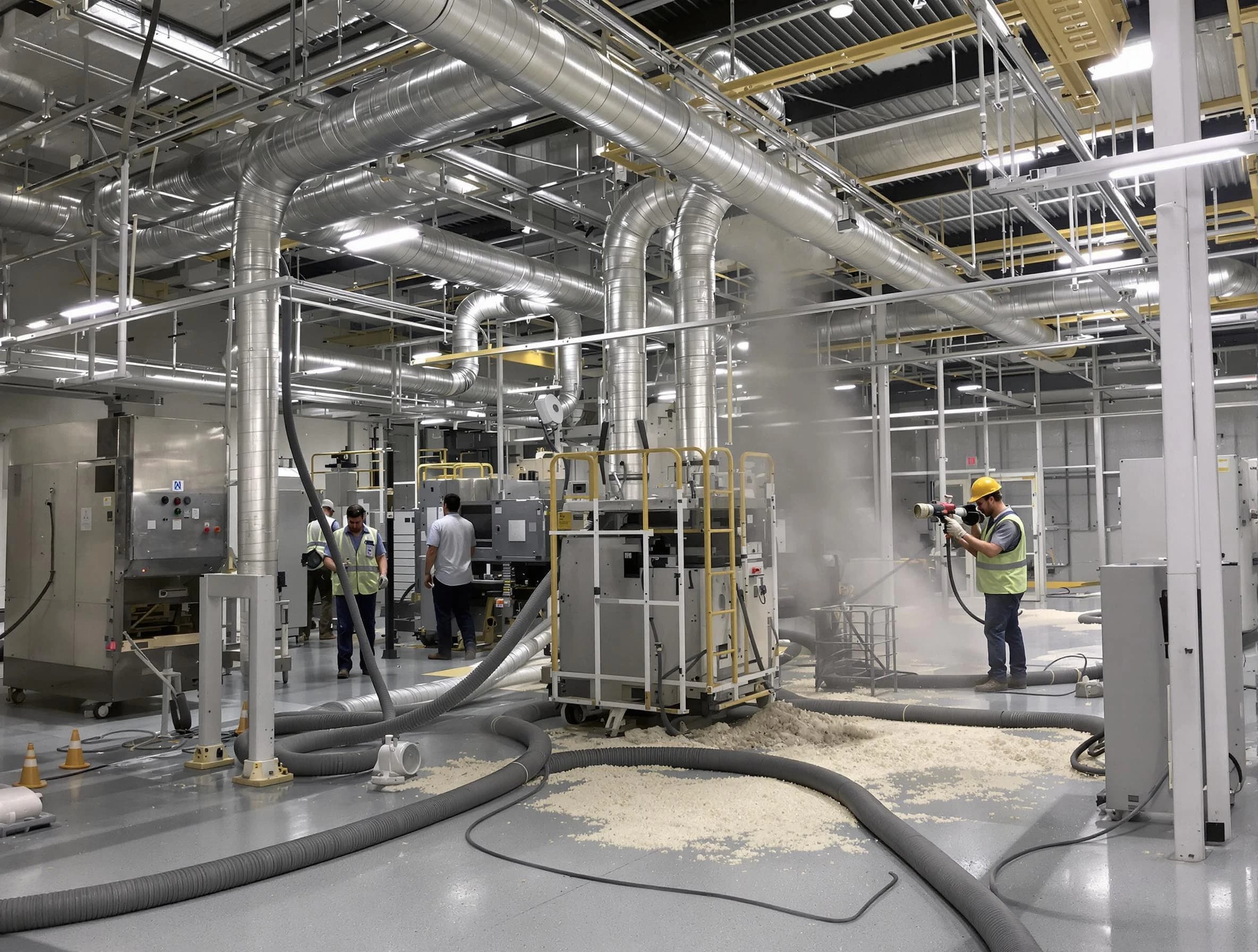 Heavy-duty industrial duct cleaning by Haverhill Air Duct Cleaning in Haverhill