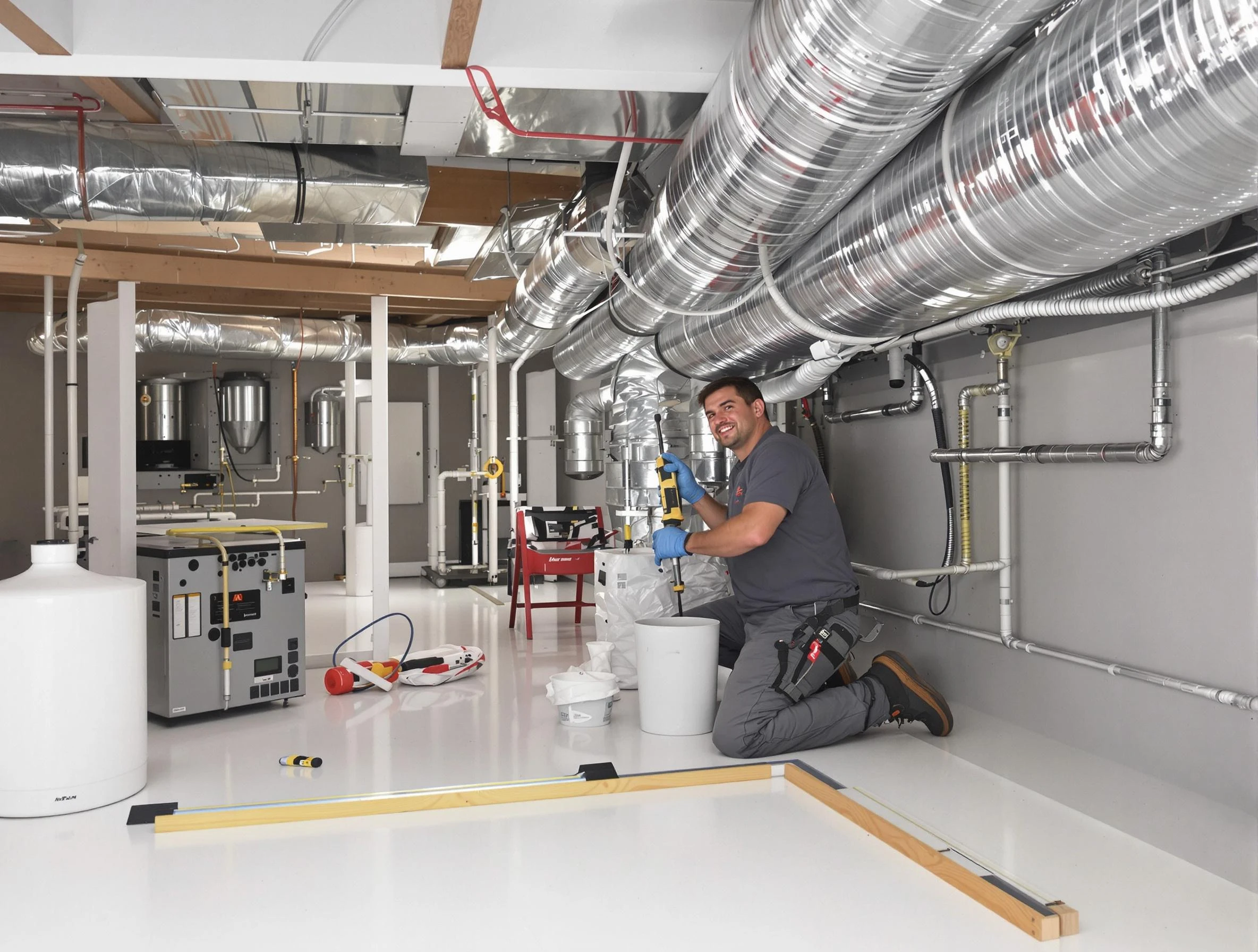 Professional duct sealing service by Haverhill Air Duct Cleaning in Haverhill