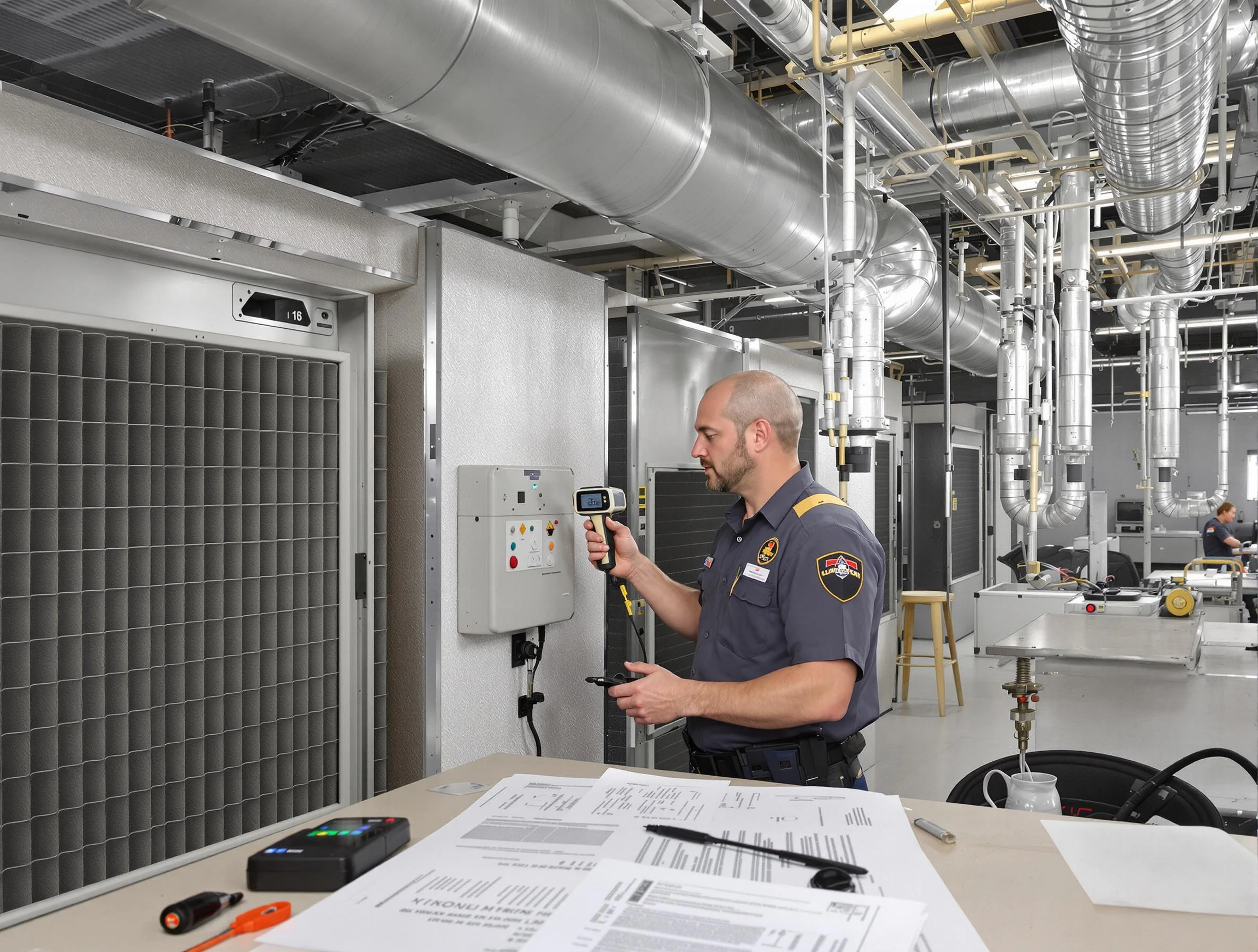 Professional filter system inspection by Haverhill Air Duct Cleaning in Haverhill