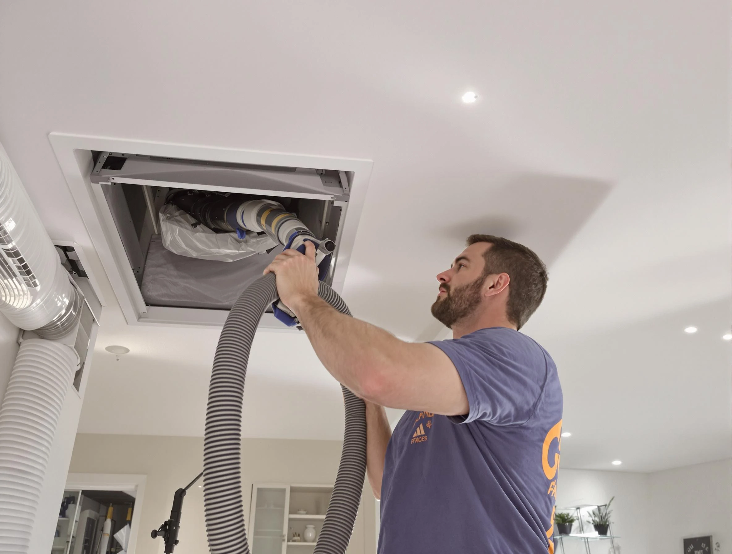 Precision indoor duct cleaning by Haverhill Air Duct Cleaning in Haverhill